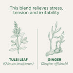 This blend relieves stress, tension and irritability.